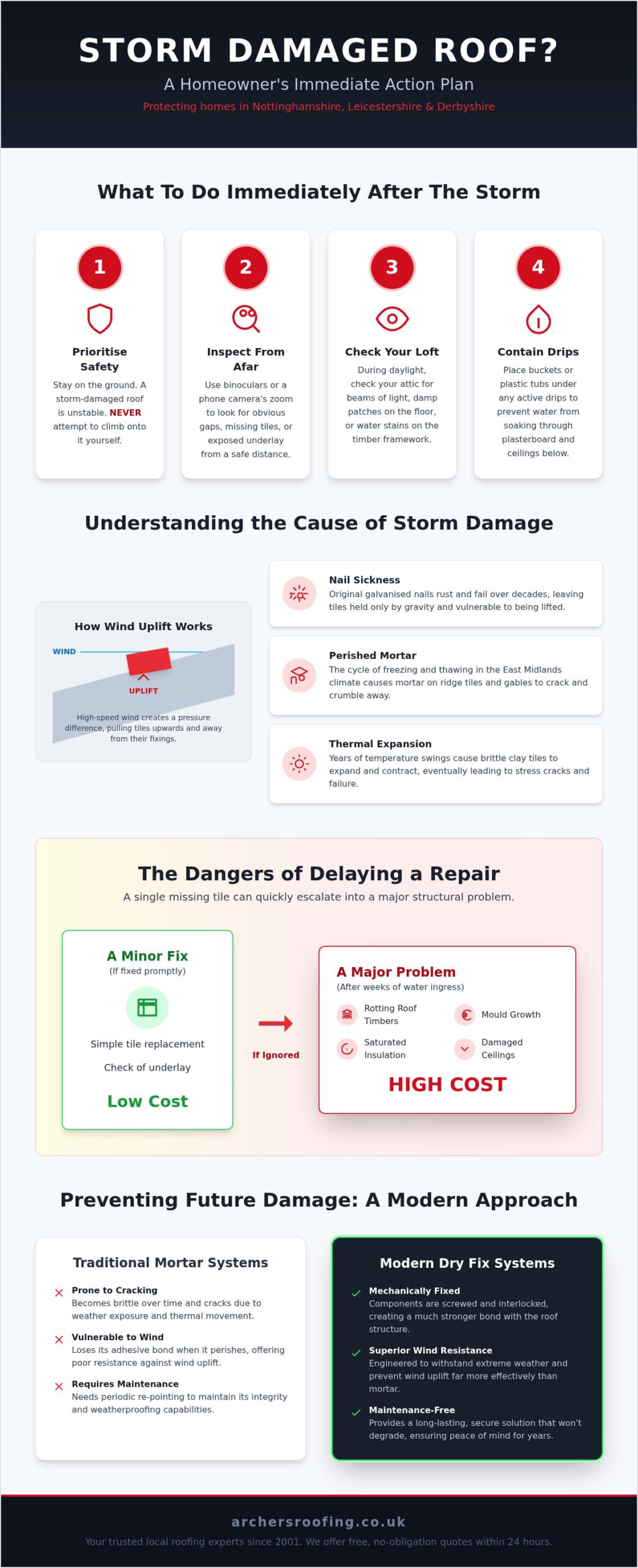 Missing Roof Tiles After a Storm in Nottingham? Here’s How to Secure Your Home